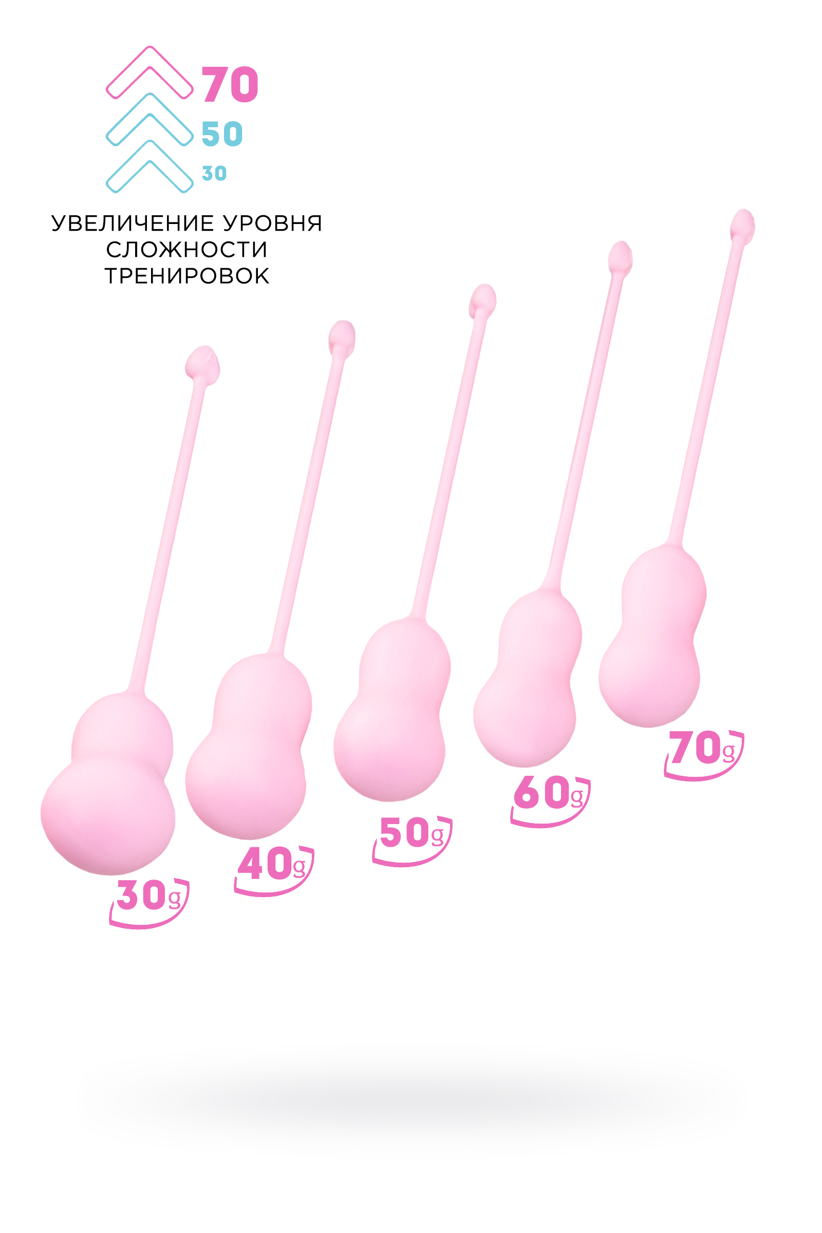 Набор вагинальных шариков TOYFA Flovetta  TULIPS