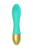 Вибратор с двойной стимуляцией Eromantica Vivian, силикон, мятный, 20 см